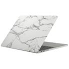 For 2016 New Macbook Pro 13.3 inch A1706 & A1708 White Black Texture Marble Pattern Laptop Water Decals PC Protective Case - 1