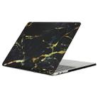 For 2016 New Macbook Pro 13.3 inch A1706 & A1708 Black Gold Texture Marble Pattern Laptop Water Decals PC Protective Case - 1