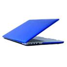 For 2016 New Macbook Pro 13.3 inch A1706 & A1708 & A2179 (2020) Laptop Crystal PC Protective Case(Dark Blue) - 1