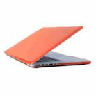 For 2016 New Macbook Pro 13.3 inch A1706 & A1708 & A2179 (2020) Laptop Crystal PC Protective Case(Orange) - 1