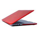 For 2016 New Macbook Pro 13.3 inch A1706 & A1708 & A2179 (2020) Laptop Crystal PC Protective Case(Red) - 1