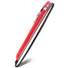 PU Leather Waterproof Hook Pen Cap Anti-lost Apple Pencil Stylus Protective Cover for iPad Pro 12.9 inch / Pro 11 inch （2018） / Pro 10.5 inch / 9.7 inch / 7.9 inch, with Silicone Pen Tip(Red) - 1