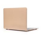 Laptop Metal Style Protective Case for MacBook Air 13.3 inch A1932 (2018) & A2179 (2020)(Gold) - 1