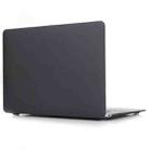 For MacBook Air 13.3 inch A1932 2018 & A2179 2020 & A2337 Laptop Matte Style Protective Case(Black) - 1