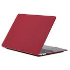 For MacBook Air 13.3 inch A1932 2018 & A2179 2020 & A2337 Laptop Matte Style Protective Case(Wine Red) - 1