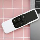 5F01 Somatosensory Remote Control Anti-fall Silicone Protective Cover for Apple TV4(White) - 1