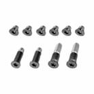 10 in 1 Bottom Cover Screws Set for Macbook Air Retina 13 inch A1932 2018 EMC3184 (Black) - 1