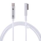 45W / 60W / 65W 5 Pin MagSafe 1 (L-Shaped) to USB-C / Type-C PD Charging Cable (White) - 1