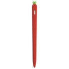 LOVE MEI For Apple Pencil 2 Carrot Shape Stylus Pen Silicone Protective Case Cover(Red) - 1