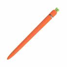 LOVE MEI For Apple Pencil 1 Carrot Shape Stylus Pen Silicone Protective Case Cover (Orange) - 2