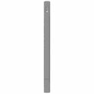 LOVE MEI For Apple Pencil 2 Triangle Shape Stylus Pen Silicone Protective Case Cover(Grey) - 1