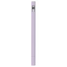 LOVE MEI For Apple Pencil 1 Triangle Shape Stylus Pen Silicone Protective Case Cover (Purple) - 1
