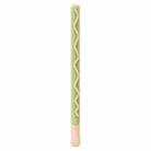 LOVE MEI For Apple Pencil 2 Stripe Design Stylus Pen Silicone Protective Case Cover (Green) - 1