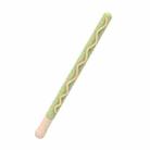 LOVE MEI For Apple Pencil 2 Stripe Design Stylus Pen Silicone Protective Case Cover (Green) - 2