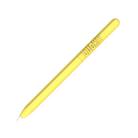 LOVE MEI For Apple Pencil 1 Number Letter Design Stylus Pen Silicone Protective Case Cover(Yellow) - 2