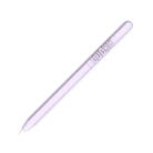 LOVE MEI For Apple Pencil 2 Number Letter Design Stylus Pen Silicone Protective Case Cover (Purple) - 2