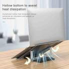 CCT8 Portable Adjustable Aluminum Alloy Desktop Holder Bracket for Laptop Notebook (Silver) - 5