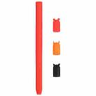 4 in 1 Stylus Pen Cartoon Animal Silicone Protective Case for Apple Pencil 1 (Red) - 1