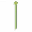 Cute Cartoon Silicone Protective Cover for Apple Pencil 1(Green) - 1