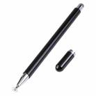 361 2 in 1 Universal Silicone Disc Nib Stylus Pen with Mobile Phone Writing Pen & Magnetic Cap(Black) - 1