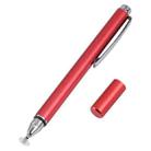 Universal Silicone Disc Nib Capacitive Stylus Pen (Red) - 1