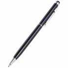 2 in 1 Universal Mobile Phone Writing Pen with Common Writing Pen Function (Black) - 1