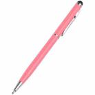 2 in 1 Universal Mobile Phone Writing Pen with Common Writing Pen Function (Pink) - 1