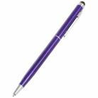 2 in 1 Universal Mobile Phone Writing Pen with Common Writing Pen Function (Purple) - 1