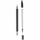 Pt360 2 in 1 Universal Silicone Disc Nib Stylus Pen with Common Writing Pen Function (Black) - 3