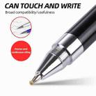 Pt360 2 in 1 Universal Silicone Disc Nib Stylus Pen with Common Writing Pen Function (Black) - 5