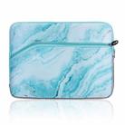 Simple Marble Pattern Neoprene Fashion Sleeve Bag Laptop Bag for MacBook 13.3 inch(Green) - 1