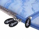 Simple Marble Pattern Neoprene Fashion Sleeve Bag Laptop Bag for MacBook 13.3 inch(Blue) - 5