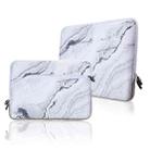 Simple Marble Pattern Neoprene Fashion Sleeve Bag Laptop Bag for MacBook 13.3 inch(White) - 2