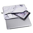 Simple Marble Pattern Neoprene Fashion Sleeve Bag Laptop Bag for MacBook 13.3 inch(White) - 6