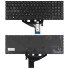 For HP OMEN 15-DC 15-DH 15T-DC 17-CB US Version Keyboard with RGB Backlight - 1