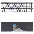 For HP Envy X360 15-ED 15-ED0008CA 15-ED0023DX US Version Keyboard with RGB Backlight (Silver) - 1
