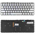 For HP Envy 13-D 13-D000 13-D100 US Version Keyboard with Backlight (Silver) - 1