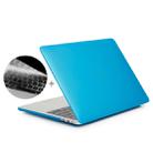 ENKAY Hat-Prince 2 in 1 Frosted Hard Shell Plastic Protective Case + US Version Ultra-thin TPU Keyboard Protector Cover for 2016 New MacBook Pro 13.3 inch with Touchbar (A1706)(Blue) - 1