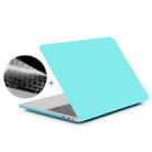 ENKAY Hat-Prince 2 in 1 Frosted Hard Shell Plastic Protective Case + US Version Ultra-thin TPU Keyboard Protector Cover for 2016 New MacBook Pro 15.4 inch with Touchbar (A1707)(Baby Blue) - 1