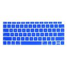 ENKAY Hat-prince US Version of The Notebook Ultra-thin  Silicone Color Keyboard Protective Cover for MacBook Air 13.3 inch A1932 (2018)(Dark Blue) - 1