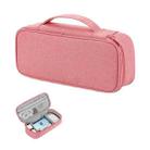 SM03 Large Size Portable Multifunctional Digital Accessories Storage Bag (Pink) - 1
