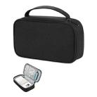 SM03 Medium Size Portable Multifunctional Digital Accessories Storage Bag (Black) - 1