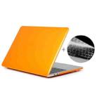 ENKAY Hat-Prince 2 in 1 Crystal Hard Shell Plastic Protective Case + US Version Ultra-thin TPU Keyboard Protector Cover for 2016 New MacBook Pro 13.3 inch with Touchbar (A1706)(Orange) - 1