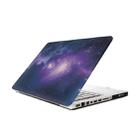 For Macbook Pro 13.3 inch Starry Sky Patterns Apple Laptop Water Decals PC Protective Case(Blue) - 1