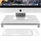 Universal Aluminum Alloy Desktop Height Extender Holder Stand for Laptop, Small Size: 40x21x5cm(Silver) - 10