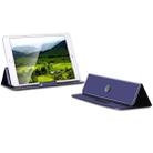 Multi-function Portable Ultrathin Foldable Heat Dissipation Mobile Phone Desktop Holder Laptop Stand (Dark Blue) - 1