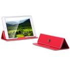 Multi-function Portable Ultrathin Foldable Heat Dissipation Mobile Phone Desktop Holder Laptop Stand (Red) - 1