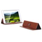 Multi-function Portable Ultrathin Foldable Heat Dissipation Mobile Phone Desktop Holder Laptop Stand (Brown) - 1