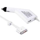 [US Warehouse] 60W 16.5V 3.65A 5 Pin T Style MagSafe 2 Car Charger with 1 USB Port for Apple Macbook A1465 / A1502 / A1435 / MD212 / MD2123 / MD662, Length: 1.7m - 1