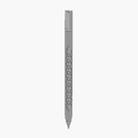 For Apple Pencil (USB-C) Diamond Pattern Silicone Stylus Pen Protective Case (Grey) - 1